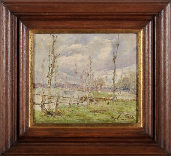 A landscape by António Manuel da Saúde, 1937