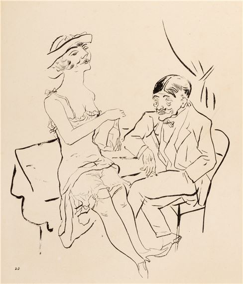 Séparé - Ecce homo n ° 22 by George Grosz, 1923