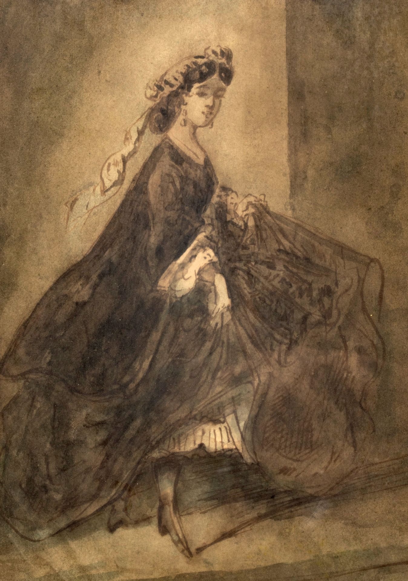 Woman at the Ball by Constantin Guys