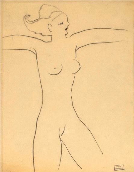 Naked Woman by Emmanuel Gondouin