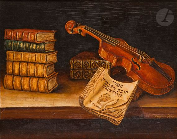 Still life with a violin - Benjamin Derry