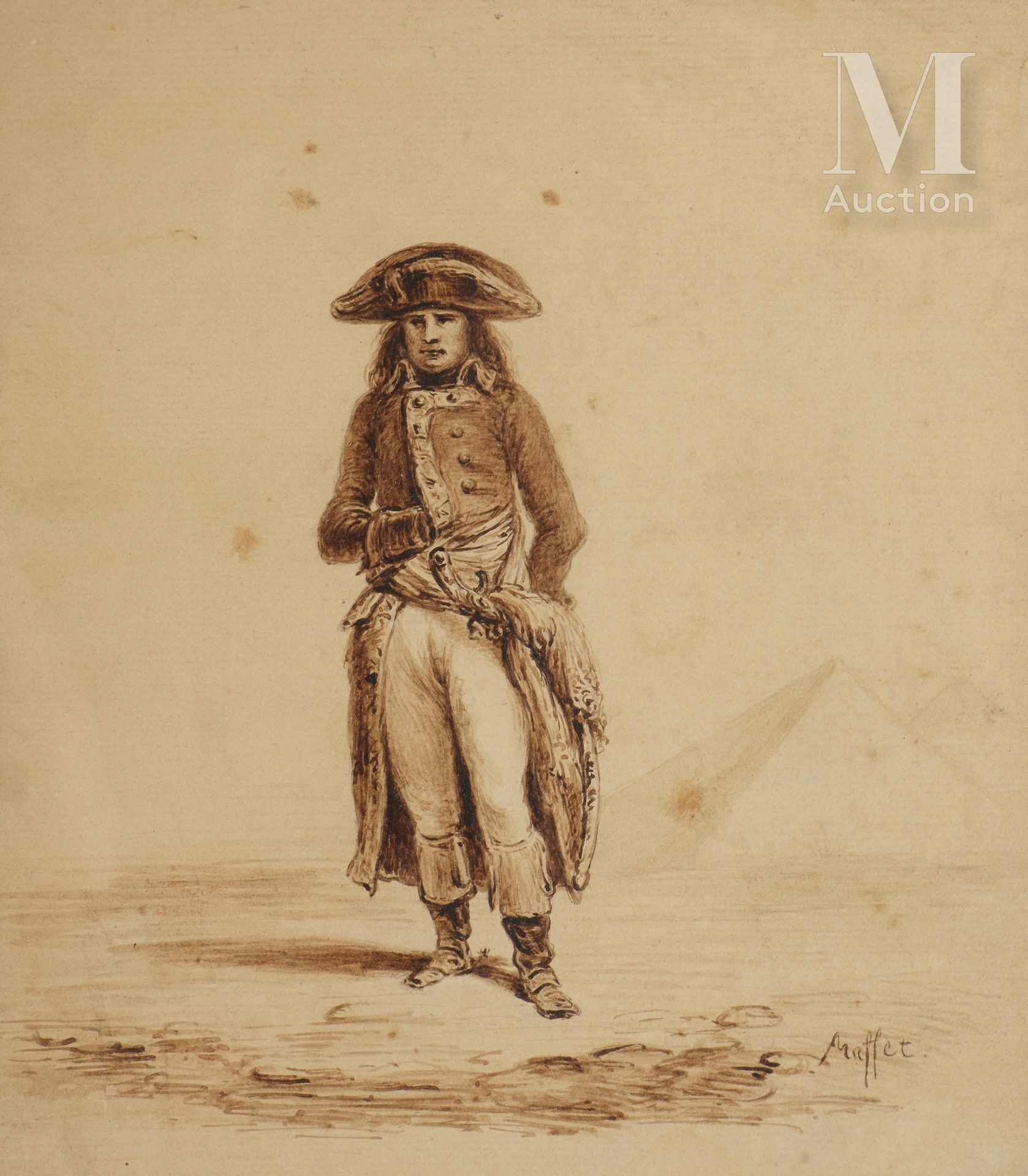 Denis Auguste Marie Raffet | Portrait of Bonaparte in front of the ...