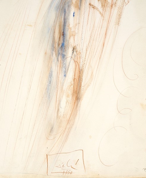 La création des anges by Salvador Dalí, 1950