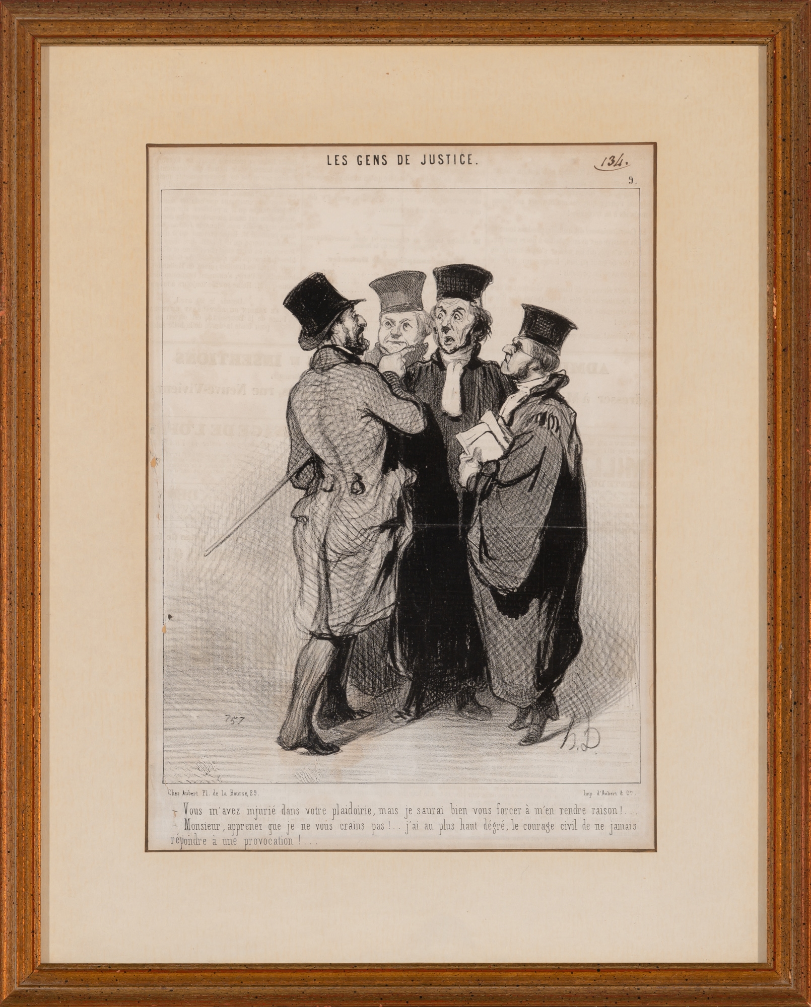 Honoré Daumier, LES GENS DE JUSTICE