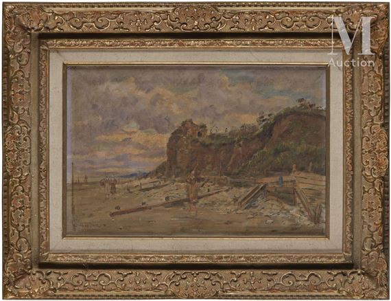 Bord de mer du Nord by Leon Leclerc