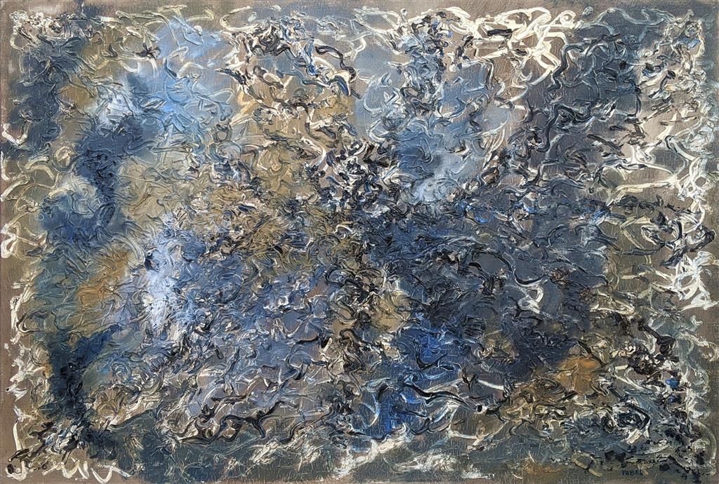 Artwork by Véra Fabre, L'ocean, Made of oil on canvas
