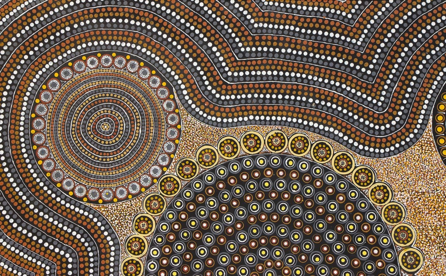 Artwork by Melissa Dickenson, Rockhole, Made of Acrylic on canvas  Paint