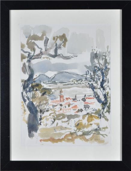 Village du Midi by Marcel Saint-Jean, 1981