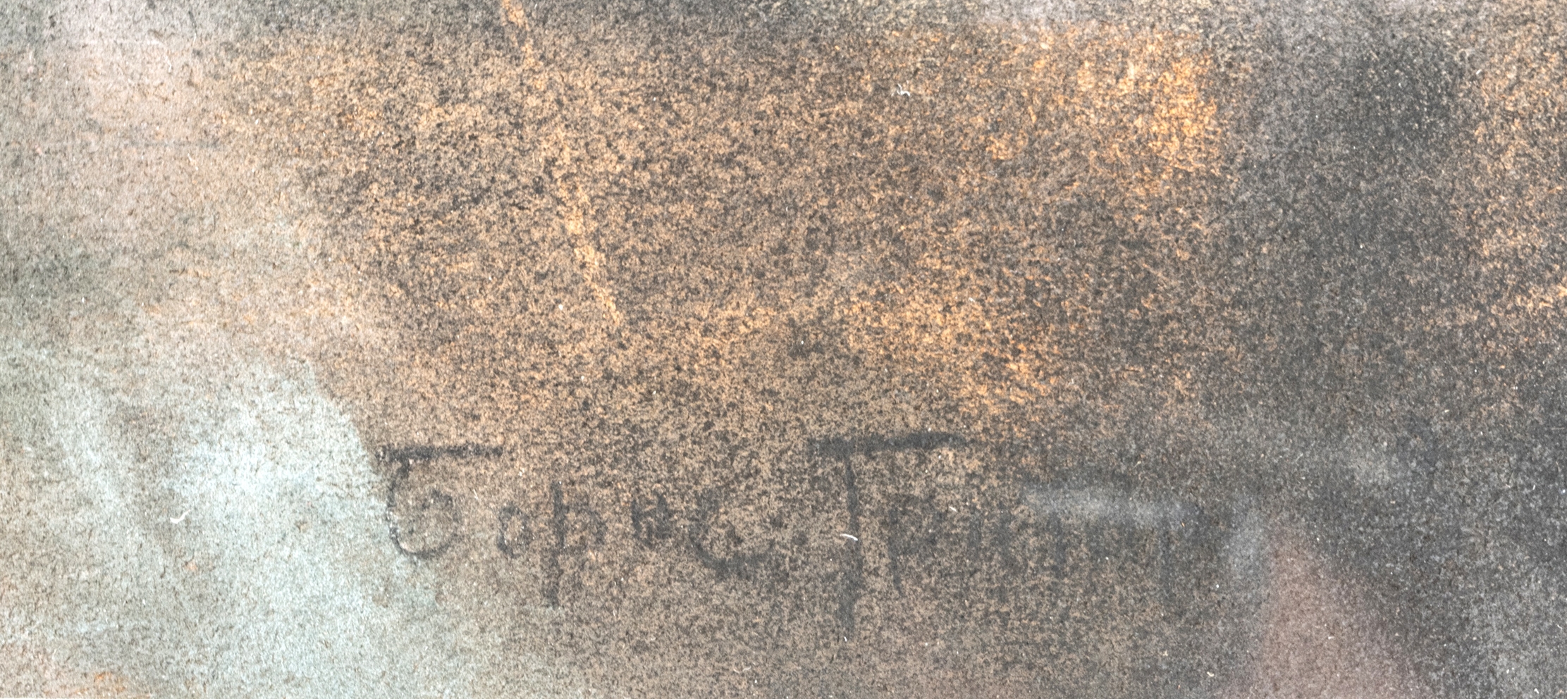 Artwork by Bozis Gzigozier, FIGURES IN CANDLELIGHT, Made of PASTEL