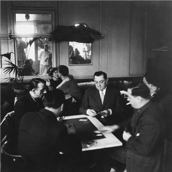 Joueurs de carte by Robert Doisneau, 1930/1940
