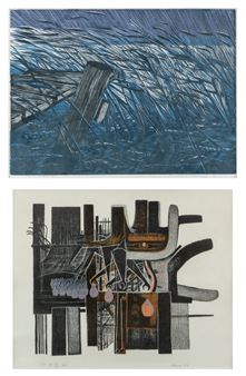 Glass factory and landscape - Leander Fornas