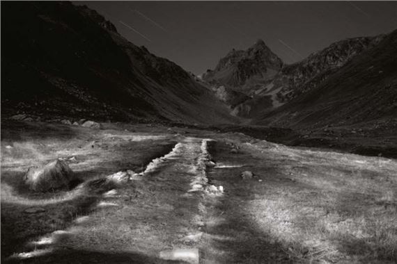 Le chemin des Lauzes, Faldumalp, Valais (Switzerland) by Michel Semeniako, 1990