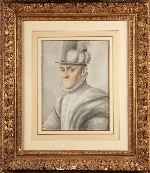 Portrait d'homme au chapeau by Nicolas Lagneau