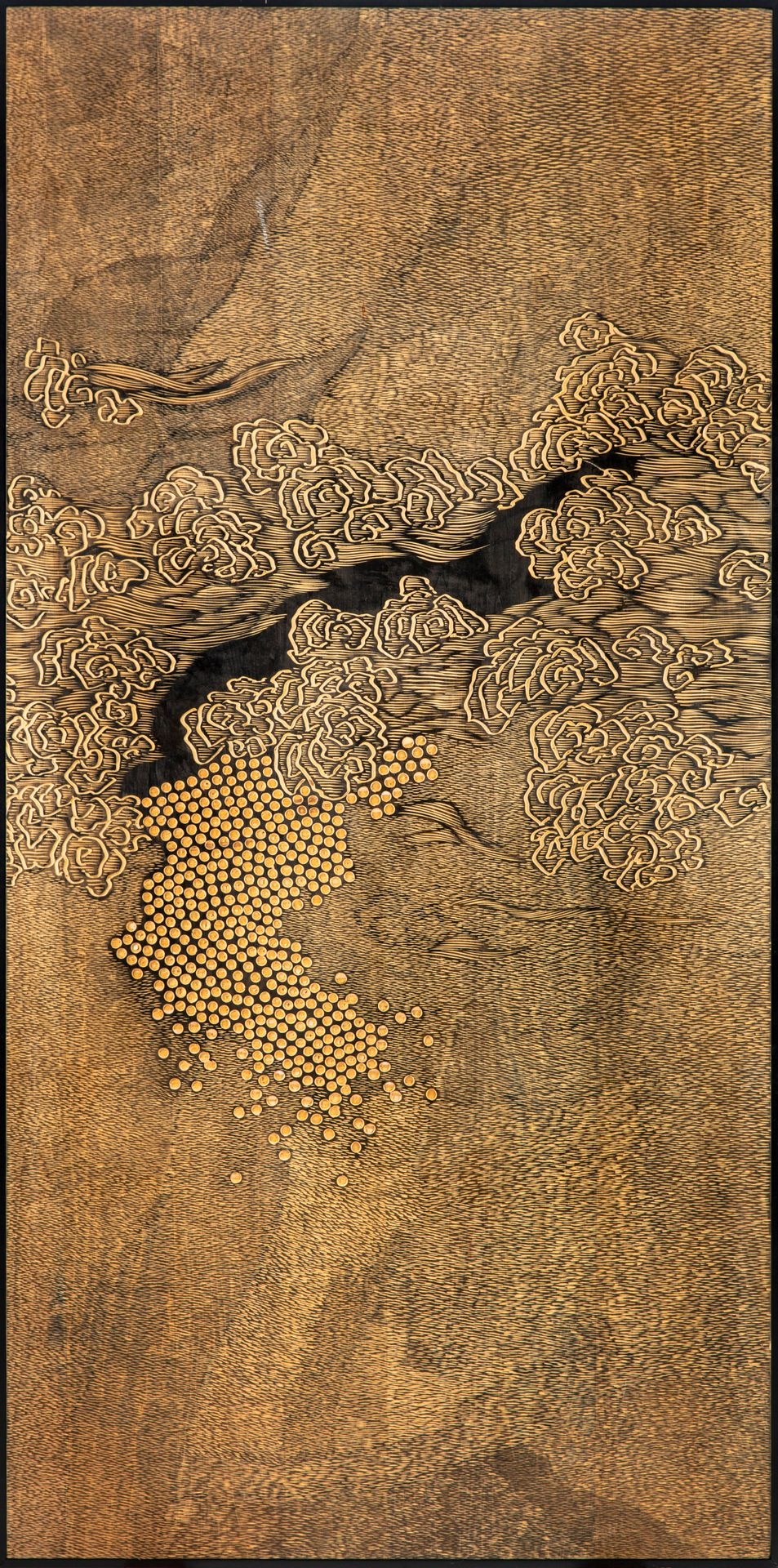 Artwork by Luo Xiangke, Untitled, Made of Engraved and carved wooden panel