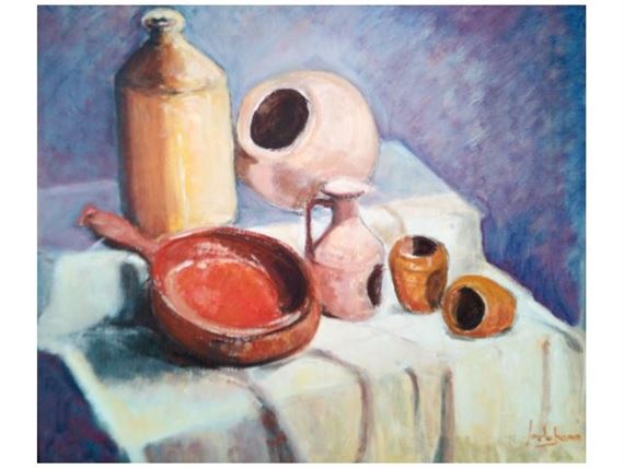 Stil Life with Pottery by Joe Debono