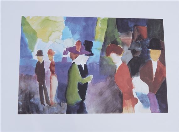 People meeting by August Macke