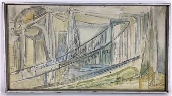 Industrial cityscape - Lolly Garfield