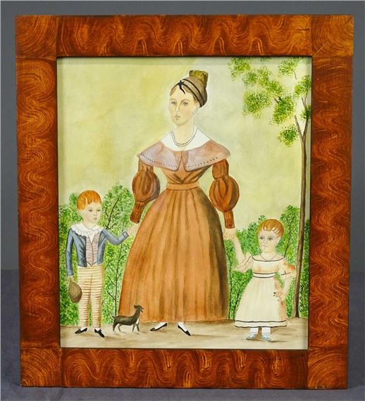 Family portrait by Jacob Maentel, Evelyn S. Dubiel