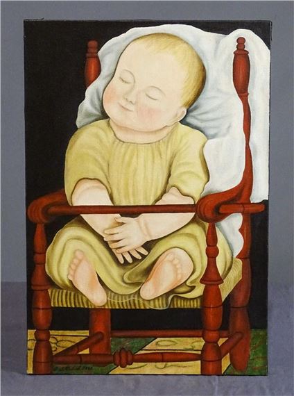 Sleeping baby by Evelyn S. Dubiel