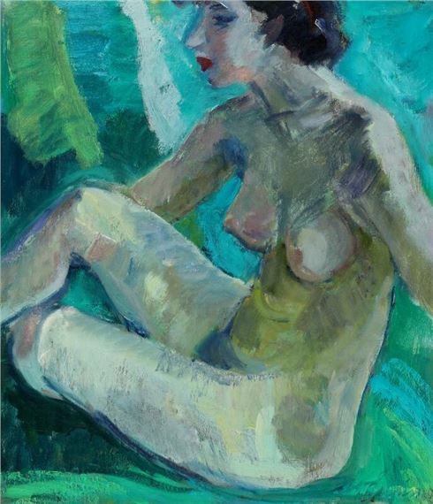 Naked woman by Robert Leepin