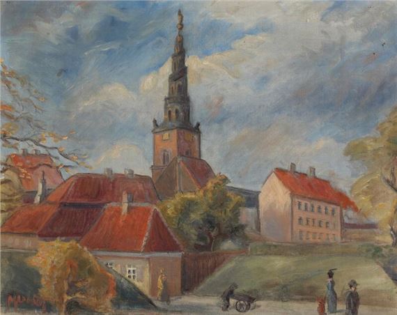 Street scenery from Vor Frelsers Kirke - Einar Mundt