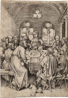 Das letzte Abendmahl - Albrecht Glockendon the Elder