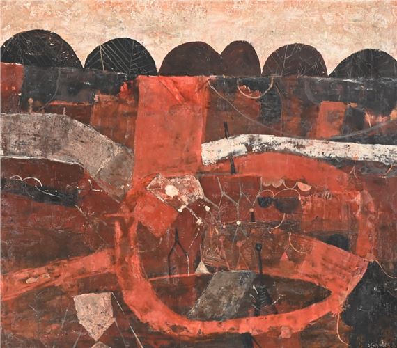 On This Side of the Black Mountains by Gustavo Foppiani, 1958