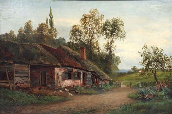 In a Country Lane by Albert Edmund Gyngell