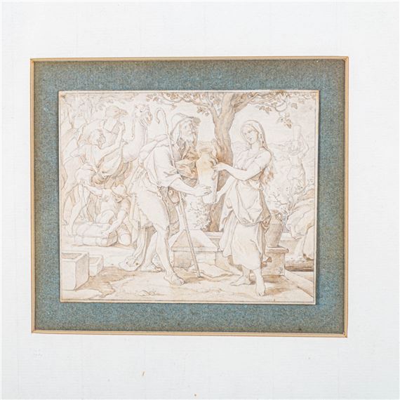 Rebekka at the Well - Oskar Pletsch