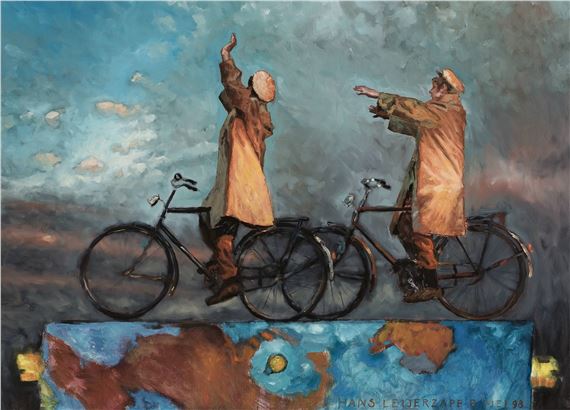 Cycling Without Hands by Hans Leyerzapf, dated May 98