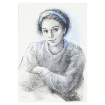 Joven con los brazos cruzados - Francesc Serra i Dimas