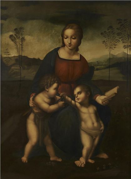 Madonna of the goldfinch Banque de photographies et d’images à haute