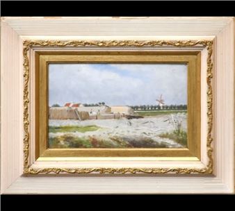 Paysage animé - Léon Lenaerts