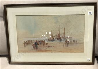 Untitled Coastal Scene - F. Rousse