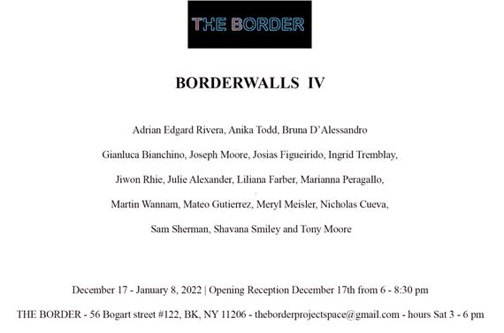 Borderwalls IV - The Border Project Space