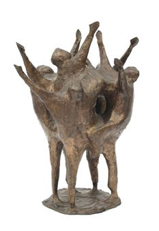 Stylized human figures - Lajos Ratkai