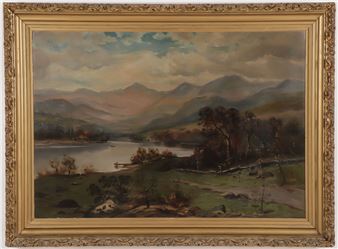 HUDSON RIVER LANDSCAPE - Mabelle Favell Gates
