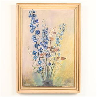 Still life with flowers - Ellen Krogh