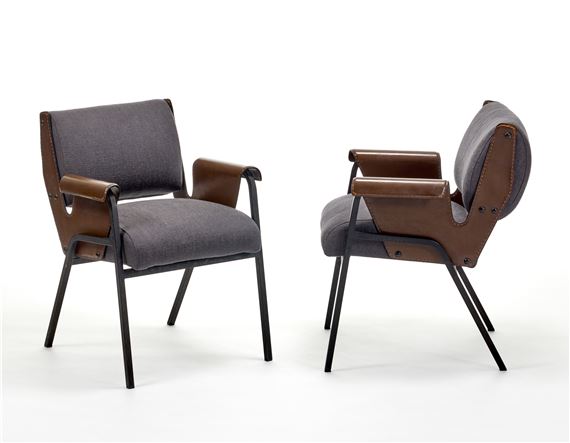 Pair of armchairs model "Albenga" by Gustavo Pulitzer Finali, 1954