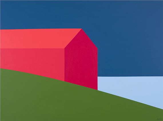 Red Barn by Charles Pachter, dated 2021