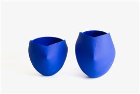 Ann Van Hoey's geometric and sculptural vessels on view at Lucy Lacoste Gallery