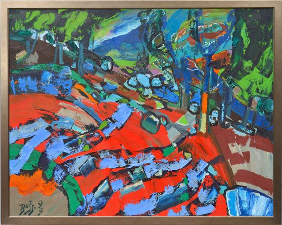 Red earth by Valdis Buss, End of 20th century