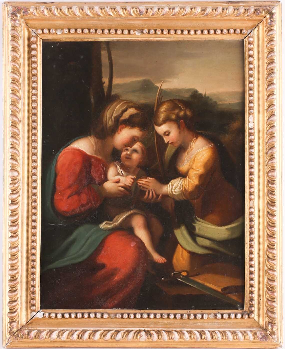 Correggio | The Mystic Marriage of St Catherine | MutualArt