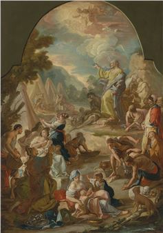 The Gathering of the Manna - Giacinto Diana