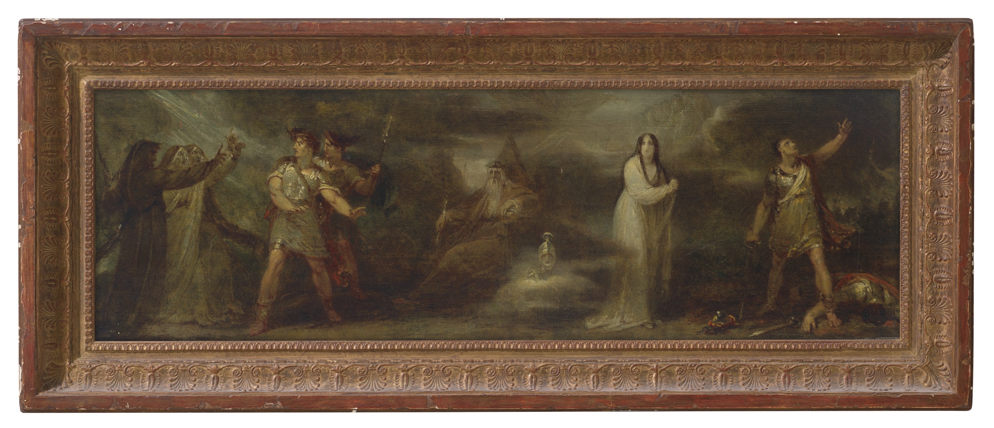 Henry Fuseli | The three witches with Macbeth and Banquo, the ...