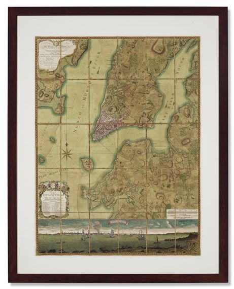 Bernard Ratzer | Plan of the City of New York, in North America ...