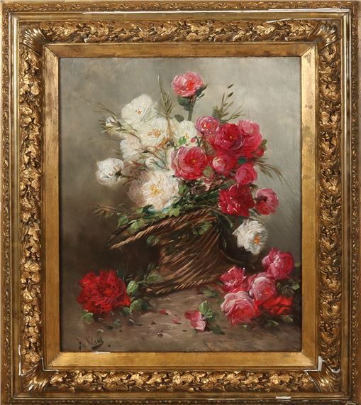 Mand met rozen by Henry Schouten