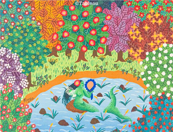 Estudo para Mãe d'água by Rinaldo, 1974