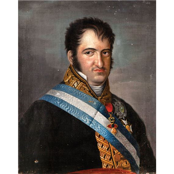 Retrato de Fernando VII - Bernardo Lopez