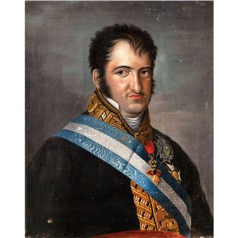 Retrato de Fernando VII - Bernardo Lopez